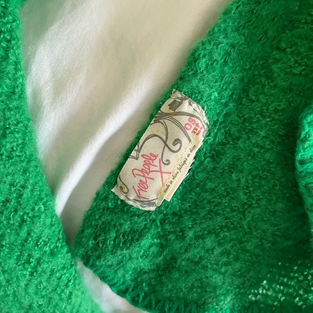 Free People Green Scarf - Picture 2 of 2